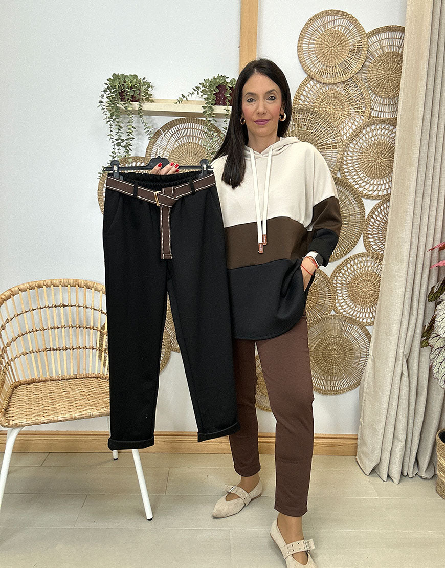 PANTALON CON CINTURON