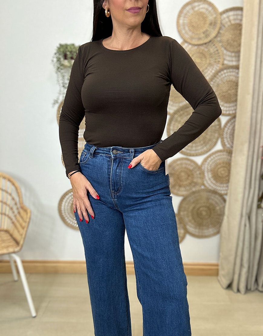 CAMISETA BASICA MANGA LARGA -