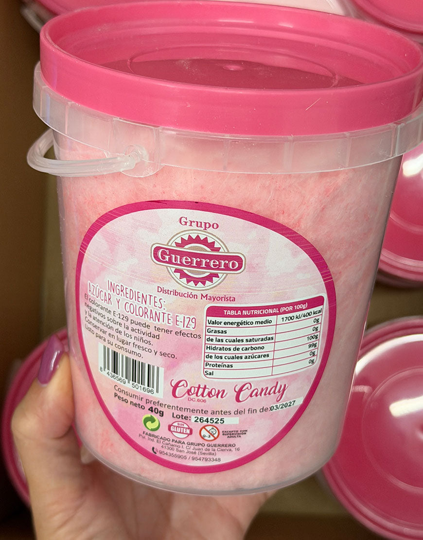 ALGODON DE AZUCAR ROSA GRANDE