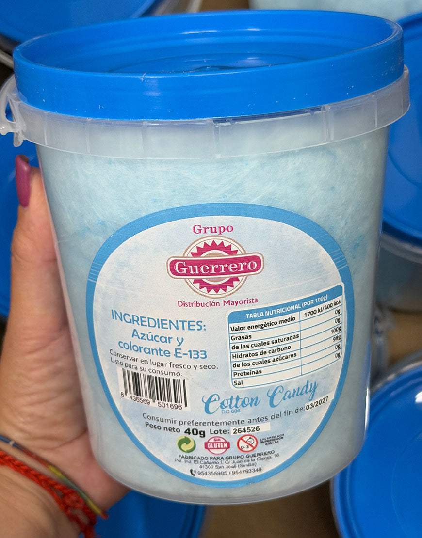 ALGODON DE AZUCAR AZUL GRANDE