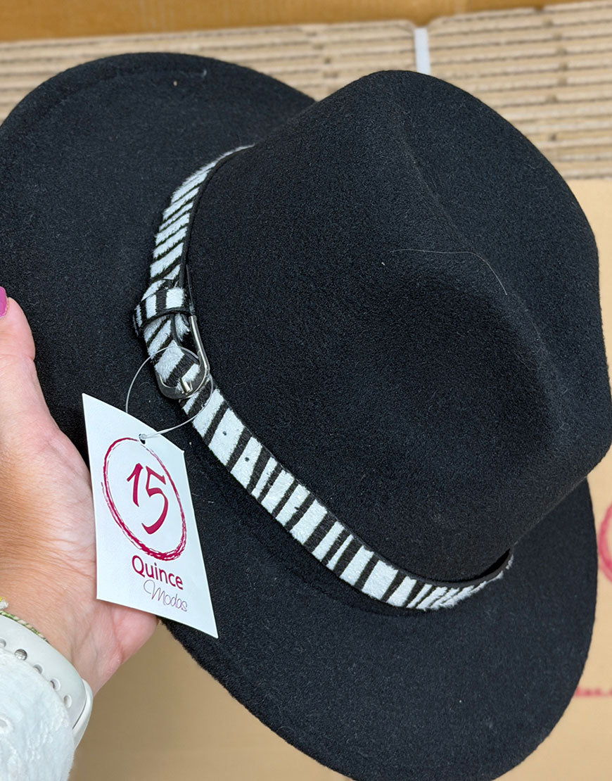 SOMBRERO LISO/CEBRA