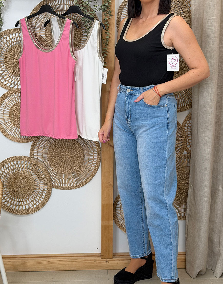 TOP TIRANTES CON BRILLITO