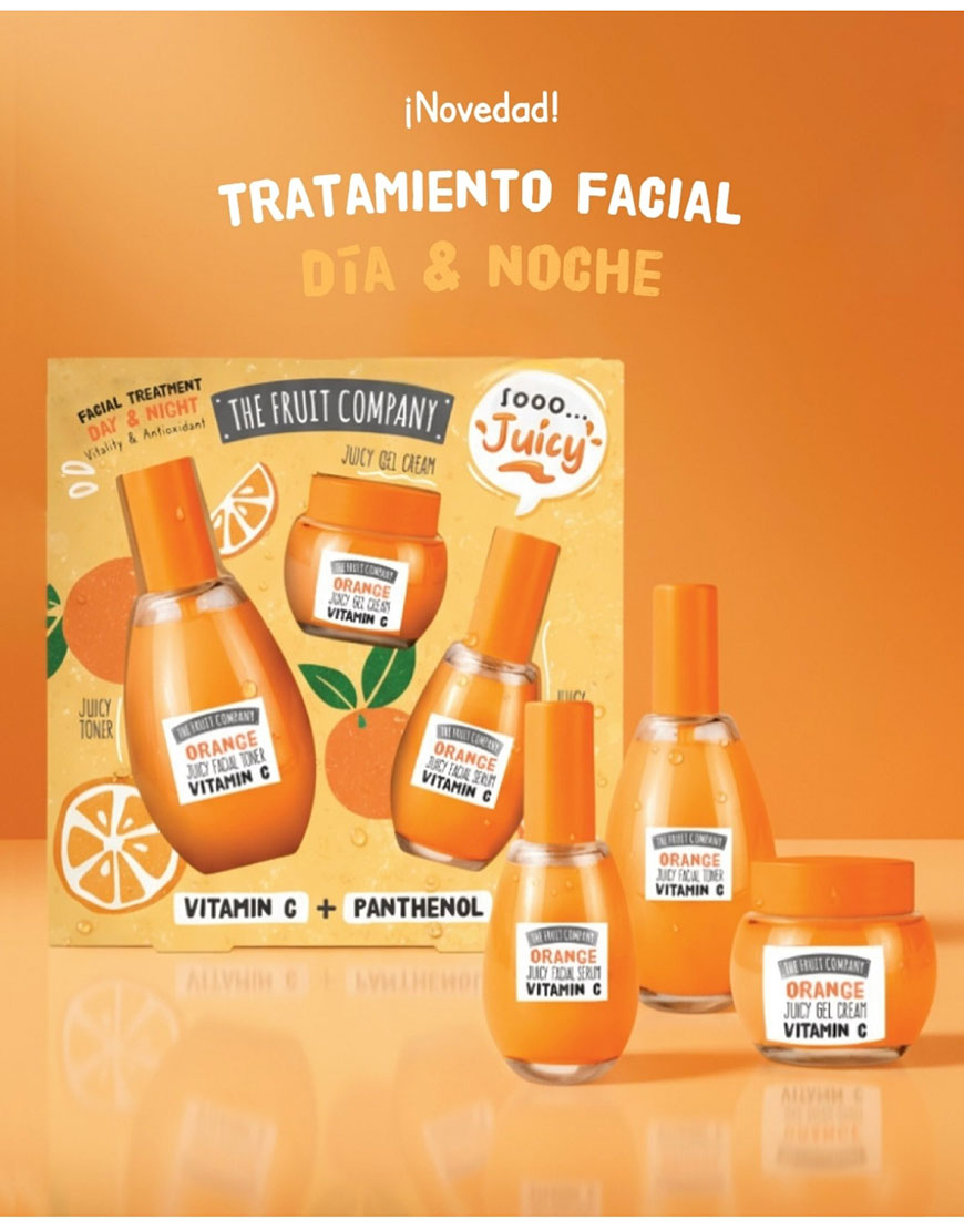 SET FACIAL VITAMINA C TONICO + SERUM + CREMA