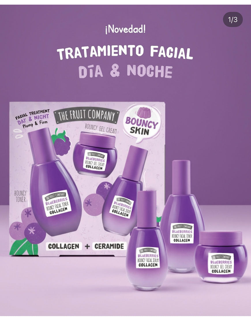 SET FACIAL MORA COLAGENO TONICO + SERUM + CREMA