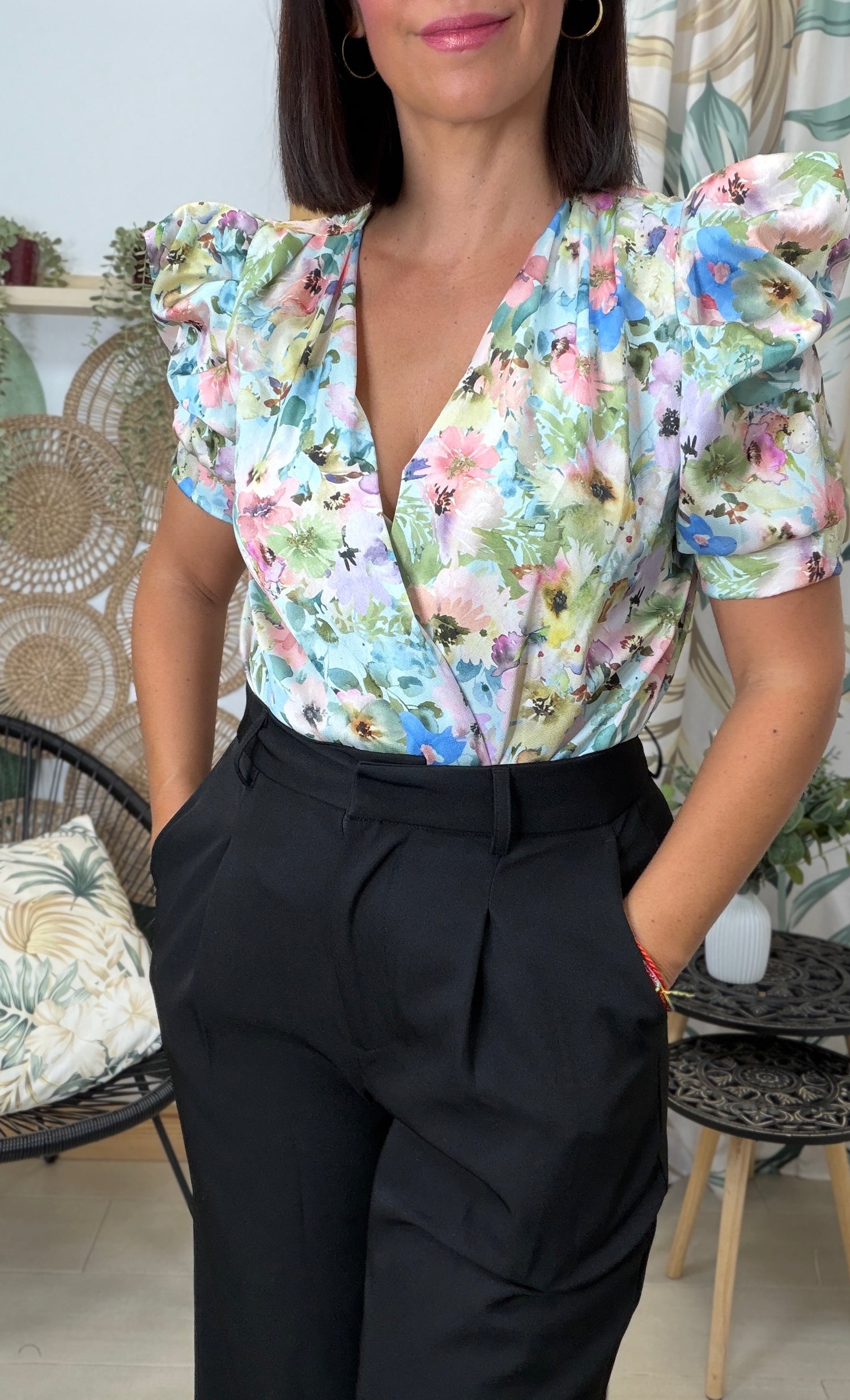BODY SATEN FLORAL