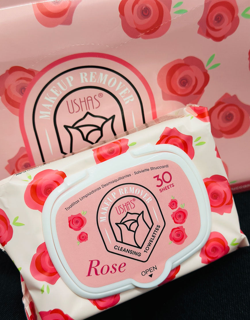 TOALLITAS DESMAQUILLANTES ROSAS