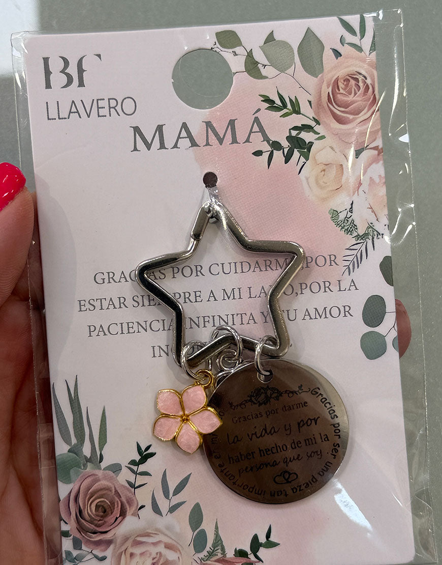 2. LLAVERO ACERO MAMA GRACIAS POR DARME LA VIDA...