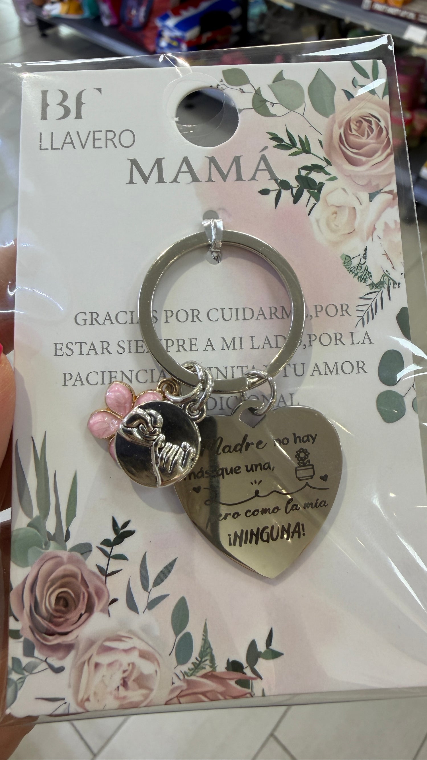 4. LLAVERO ACERO MAMA MADRE NO HAY MAS QUE UNA...