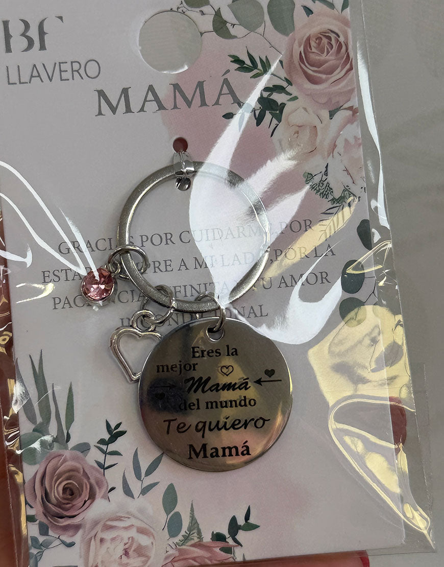 7. LLAVERO ACERO MAMA - ERES LA MERJOR MAMA DEL MUNDO TE QU...