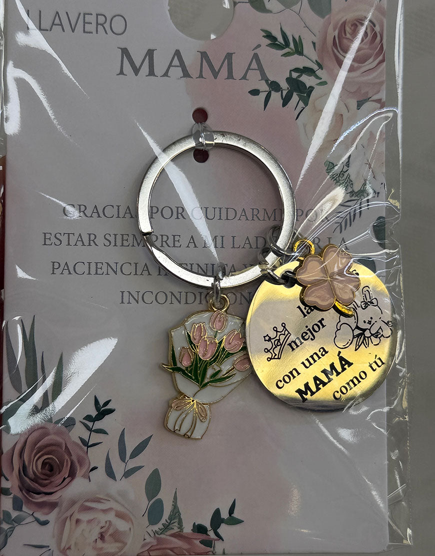 10. LLAVERO ACERO MAMA - LA VIDA ES MEJOR CON UNA MAMA COMO TU