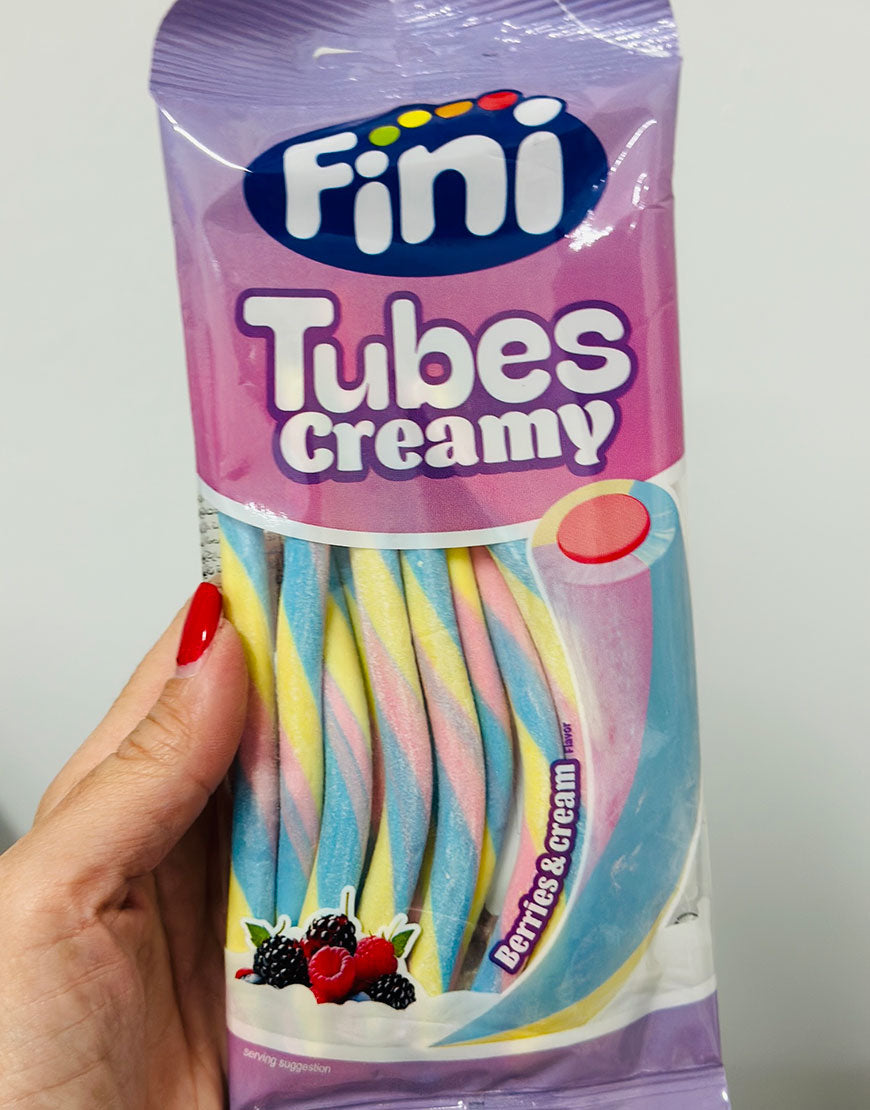 BOLSITA TUBOS FRUTOS ROJOS CREAMY