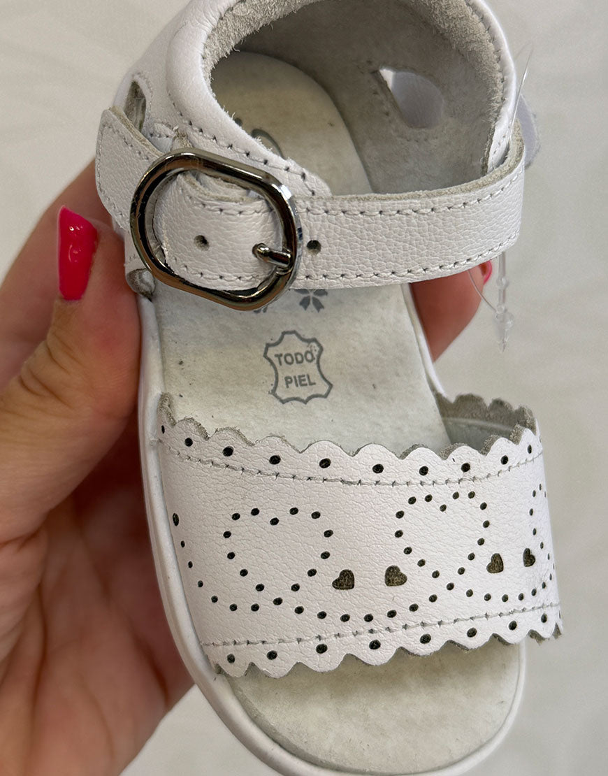 SANDALIA CORAZONES PIEL 18/24