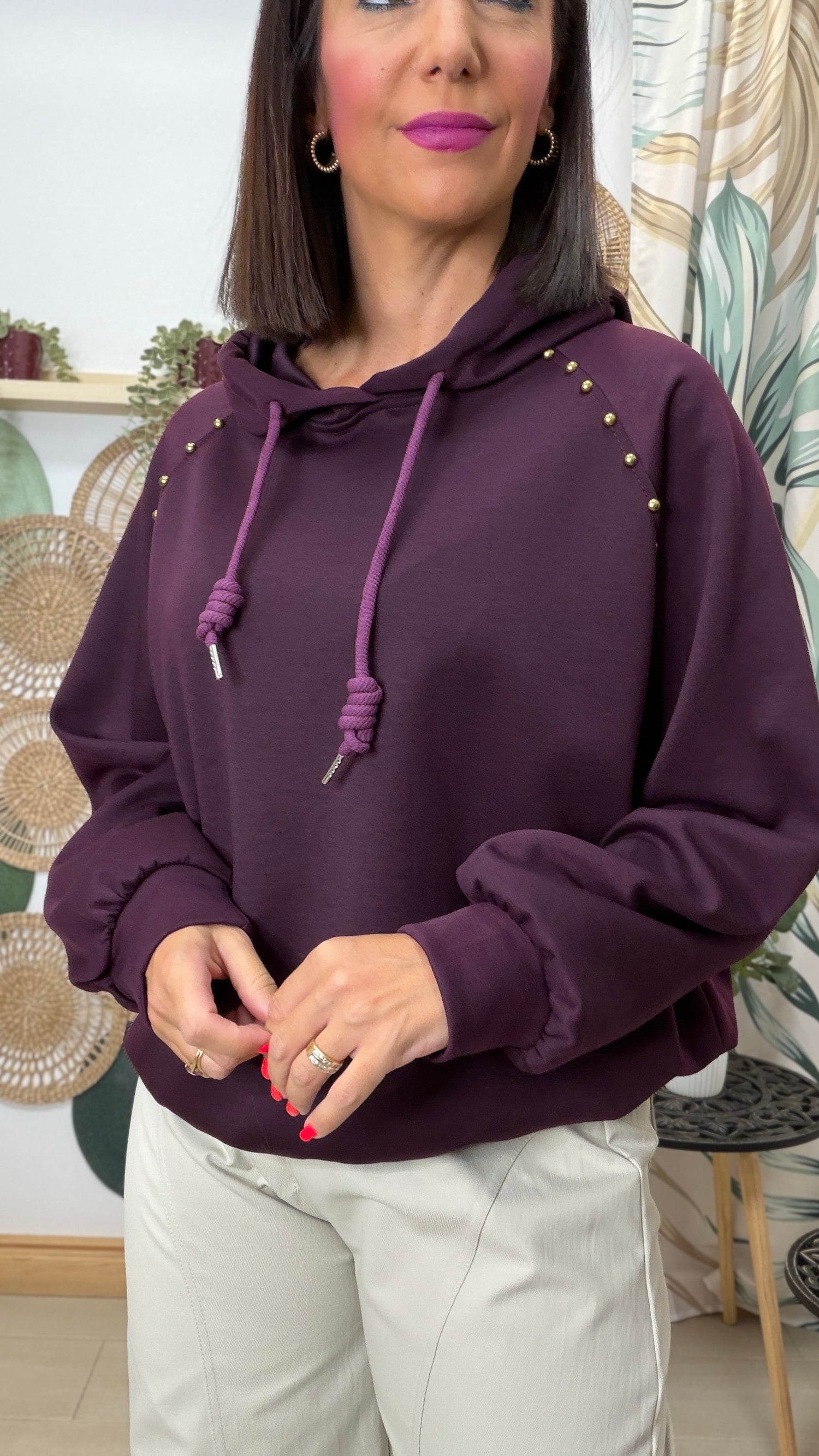 SUDADERA TACHAS