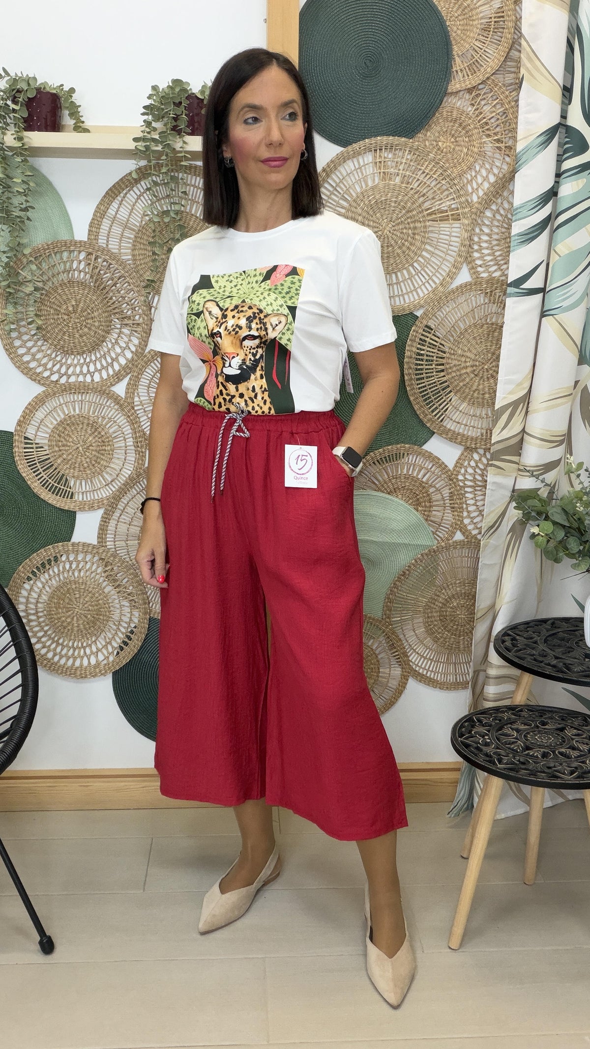 PANTALON MIDI CORDON
