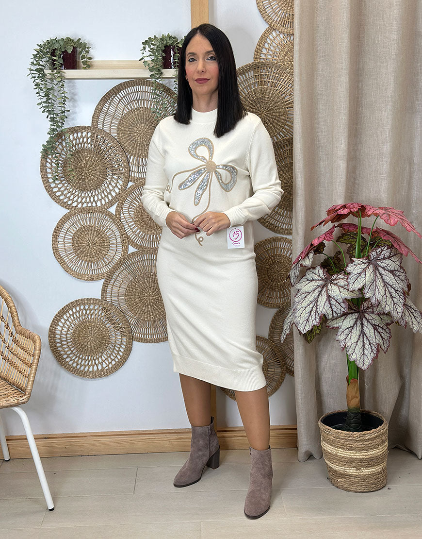 VESTIDO PUNTO LAZO