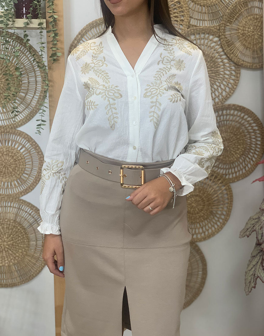 CAMISA BORDADA