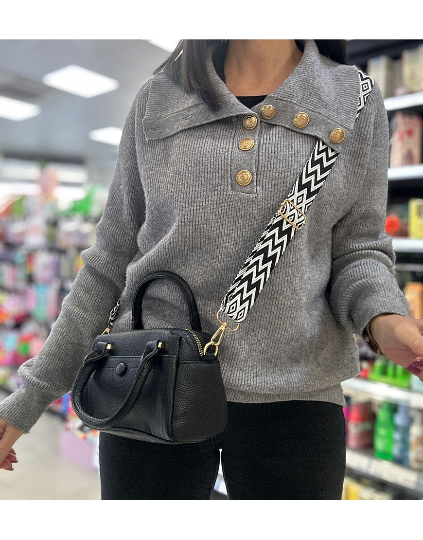BOLSO BANDOLERA ASA ZIGZAG