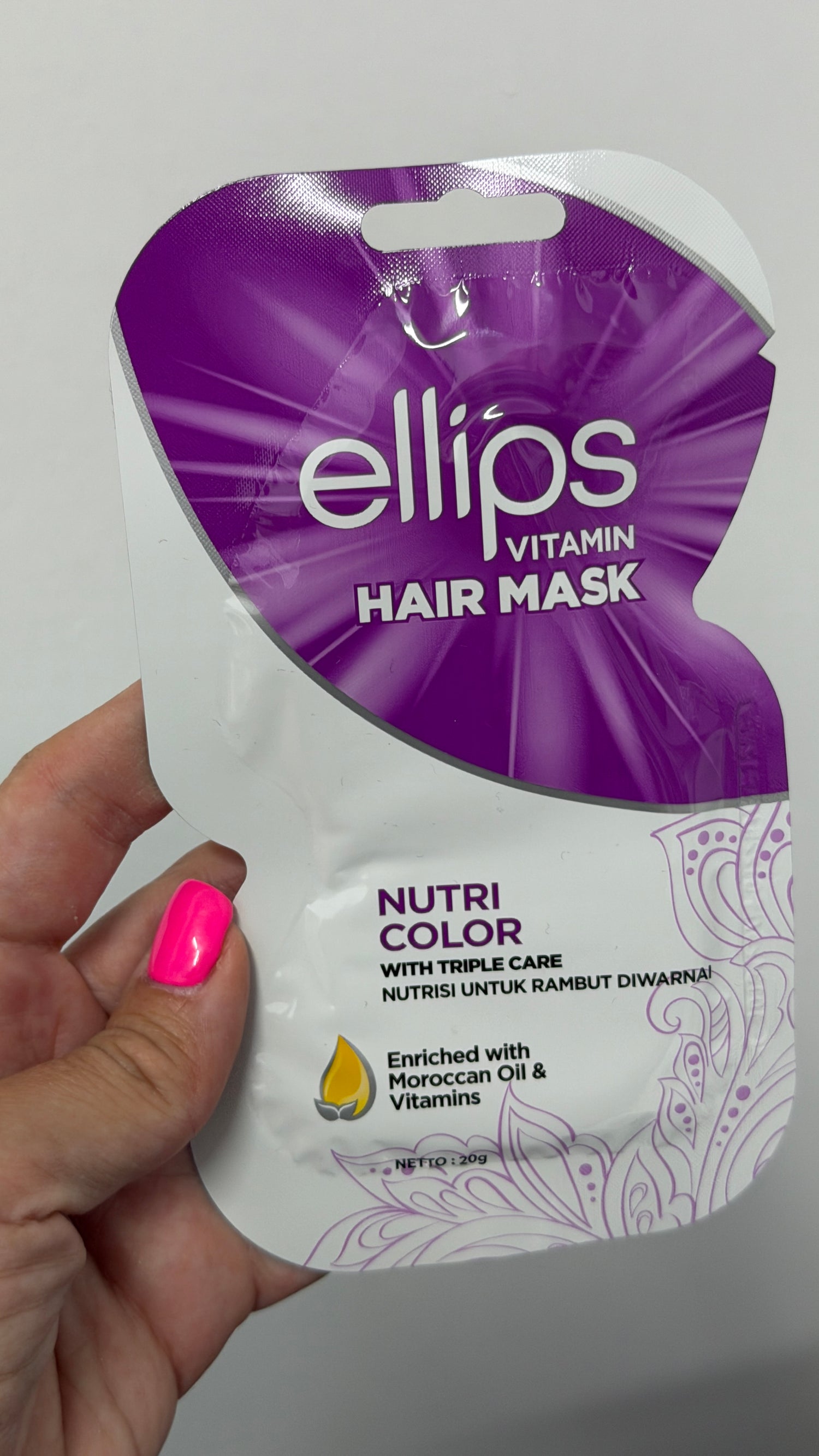 MASCARILLA ELLIPS CAPILAR LILA