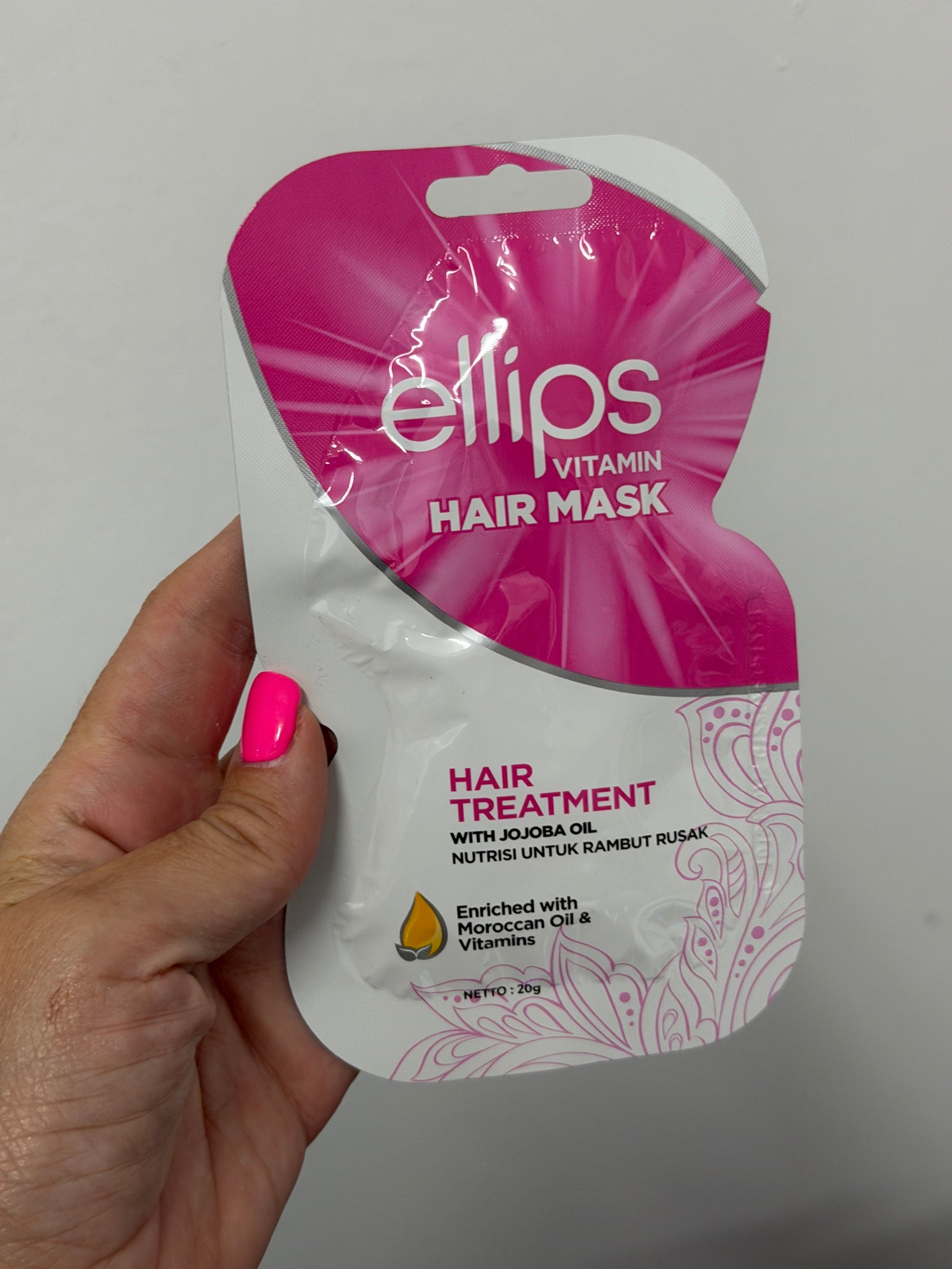 MASCARILLA ELLIPS CAPILAR ROSA