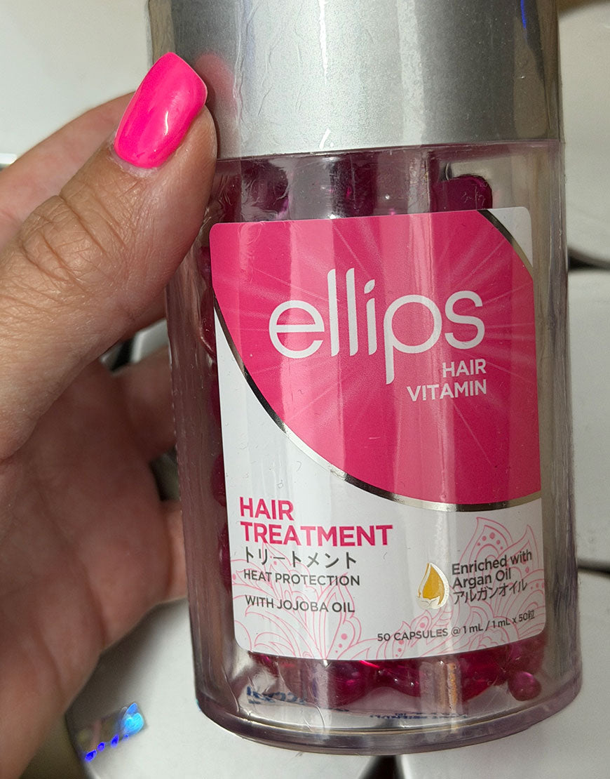50 CAPSULAS ELLIPS CAPILAR FUCSIA