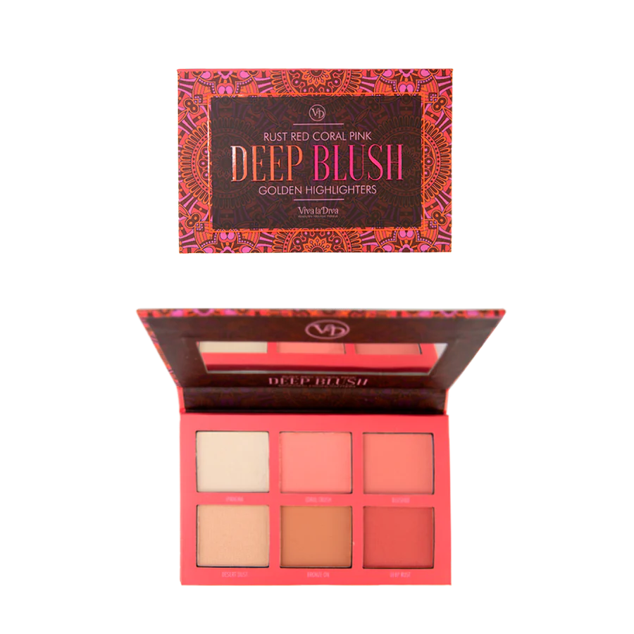 PALETA COLORETE E ILUMINADOR DEEP BLUSH